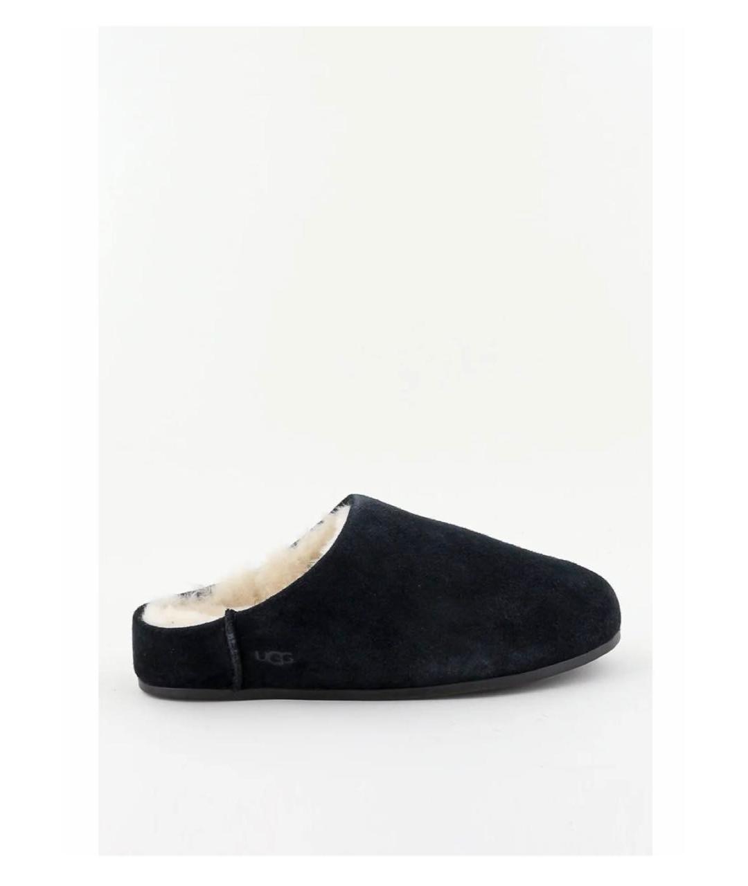 UGG AUSTRALIA Черные замшевые мюли, фото 3