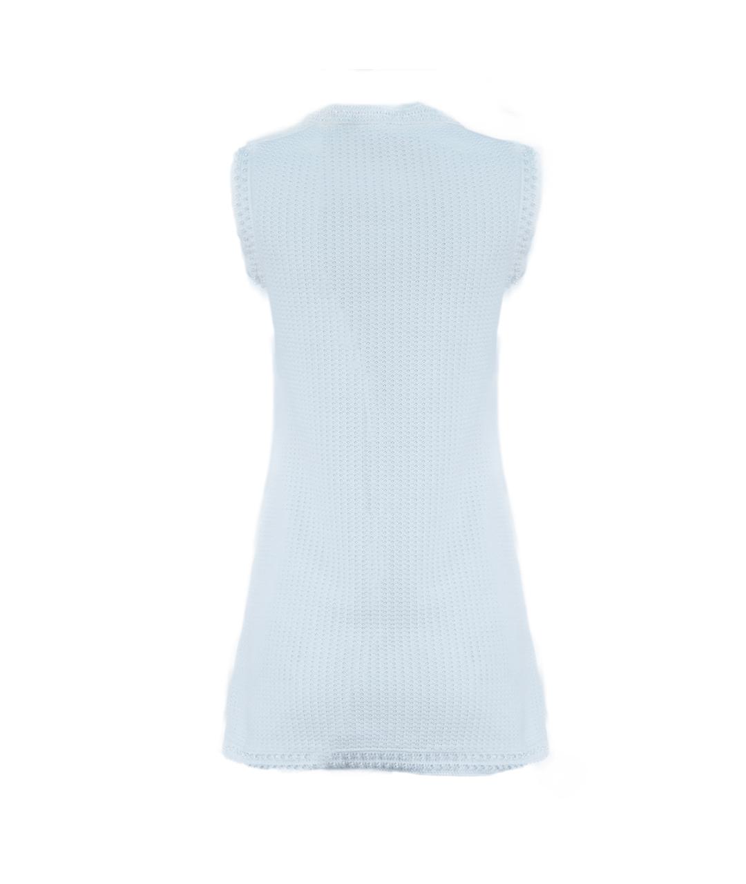 CHANEL Белое хлопковое платье, фото 2