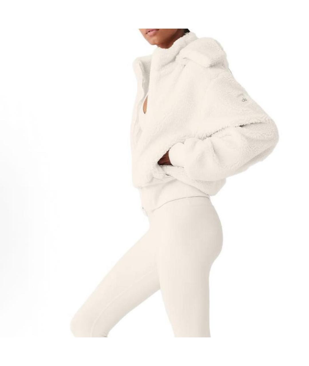 ALO YOGA Белая куртка, фото 5