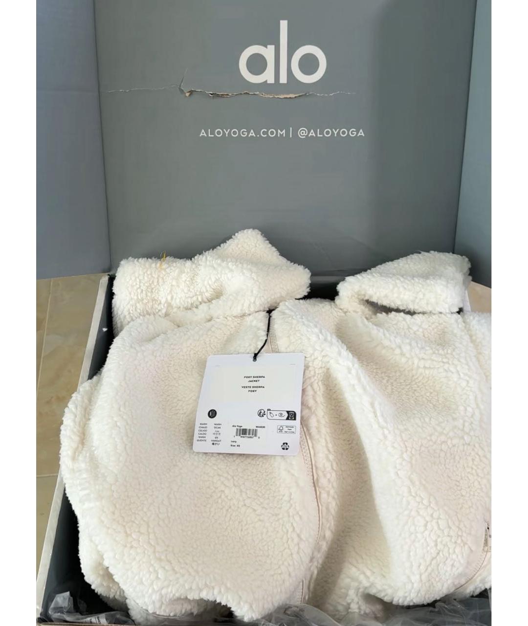 ALO YOGA Белая куртка, фото 8