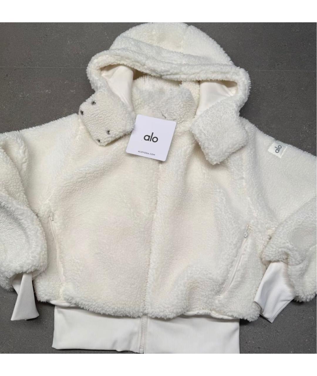 ALO YOGA Белая куртка, фото 6
