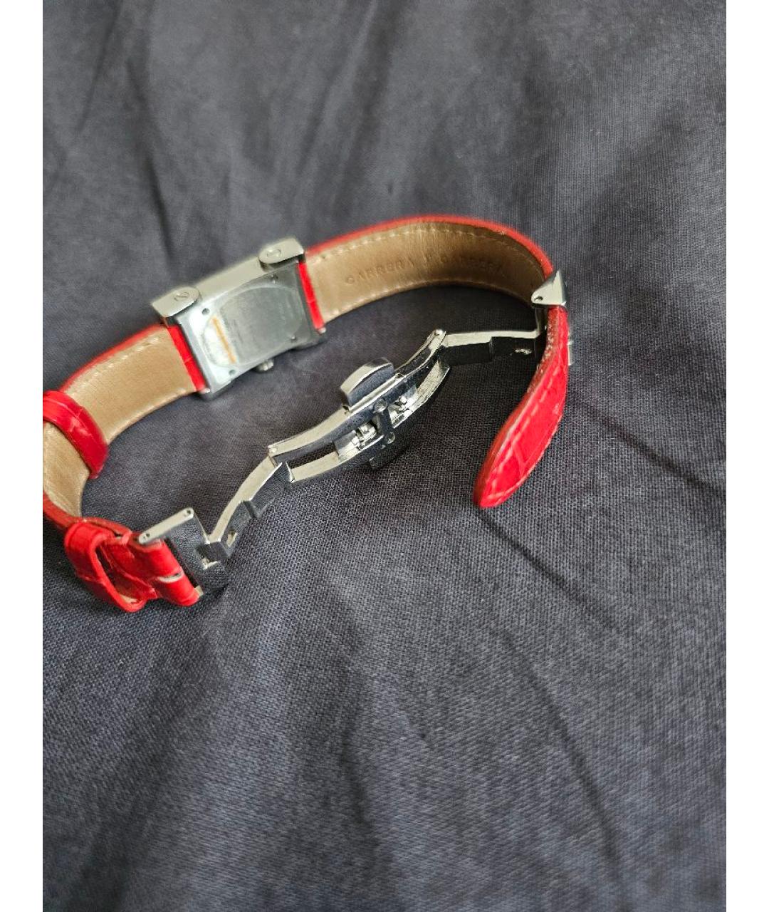 CARRERA Y CARRERA Красные металлические часы, фото 3