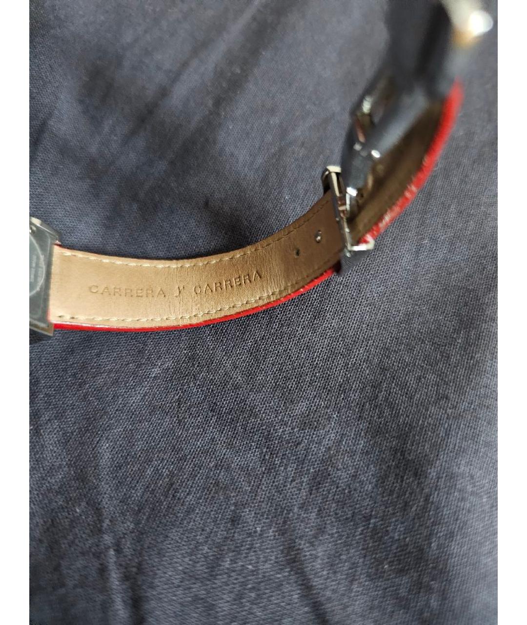 CARRERA Y CARRERA Красные металлические часы, фото 5