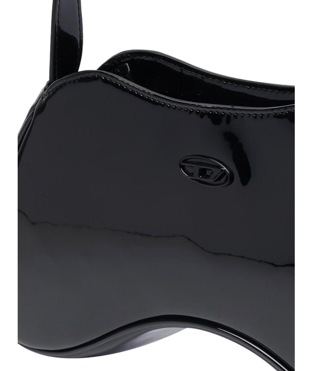 DIESEL Черная сумка с короткими ручками, фото 4