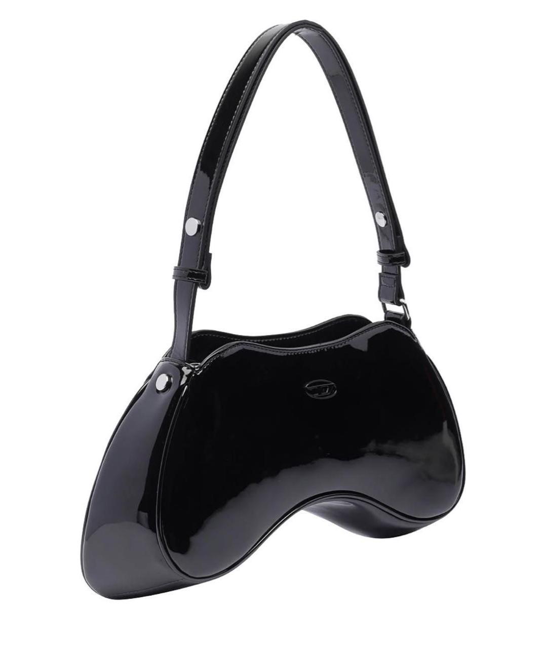 DIESEL Черная сумка с короткими ручками, фото 2