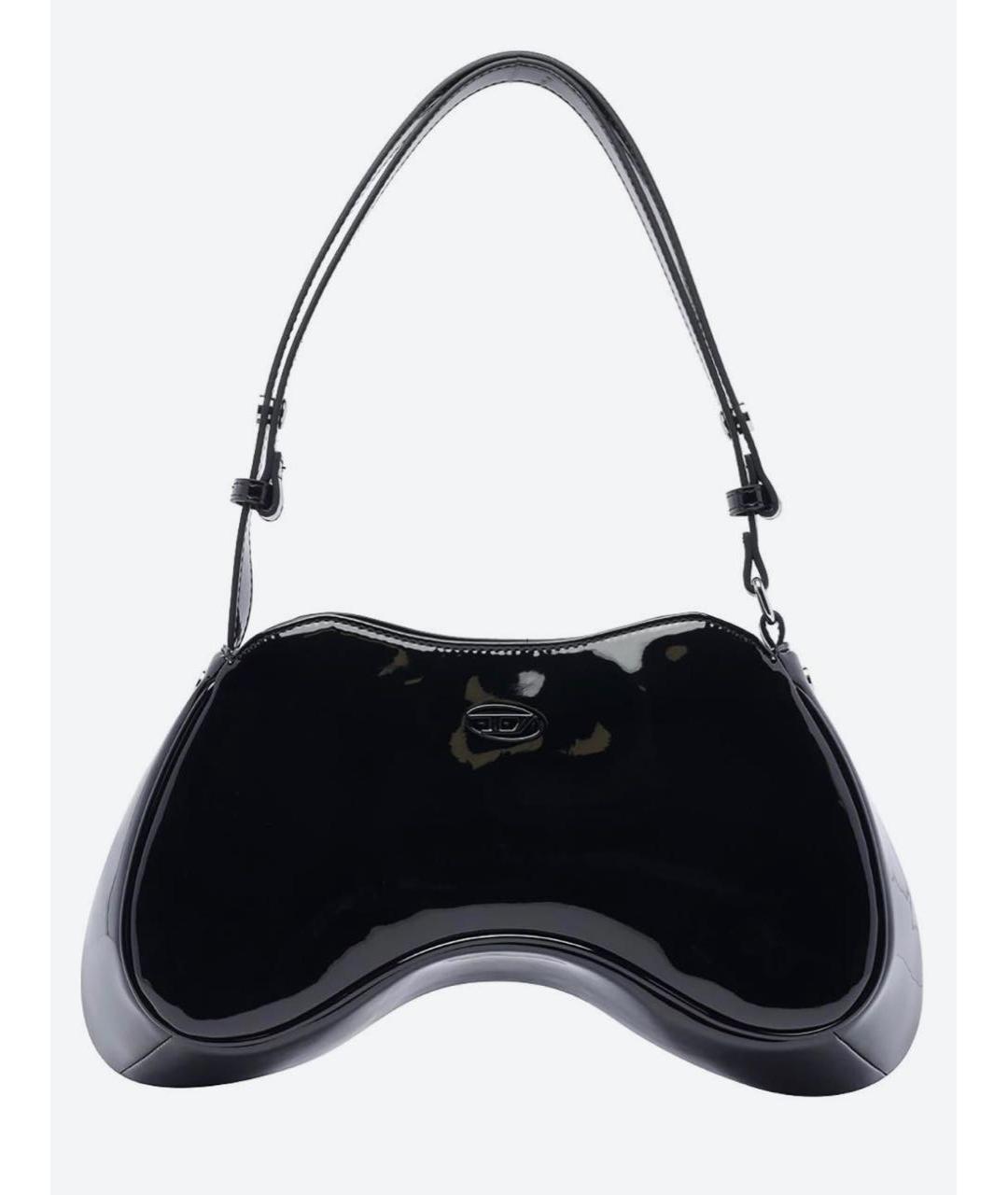 DIESEL Черная сумка с короткими ручками, фото 6