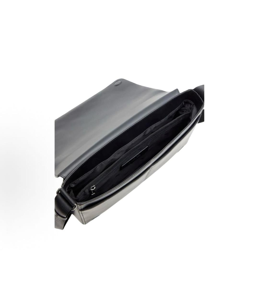 DIESEL Черная тканевая сумка через плечо, фото 5