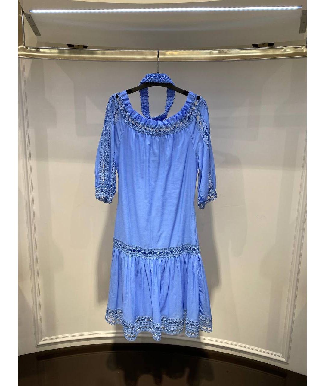 CHARO RUIZ Голубое повседневное платье, фото 3