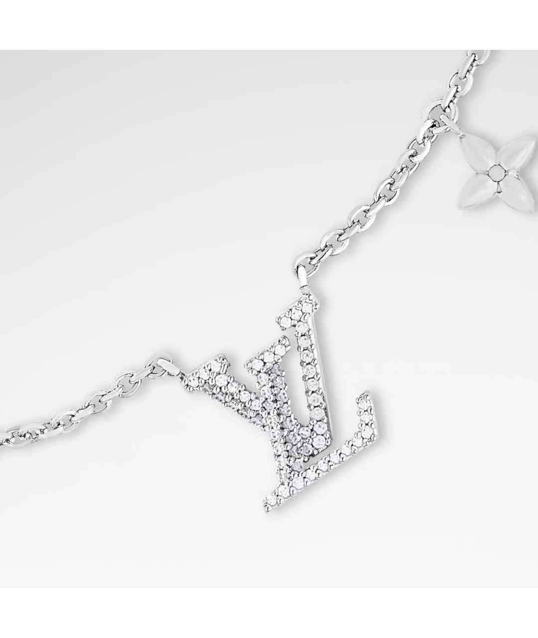 LOUIS VUITTON Серебряное колье, фото 2
