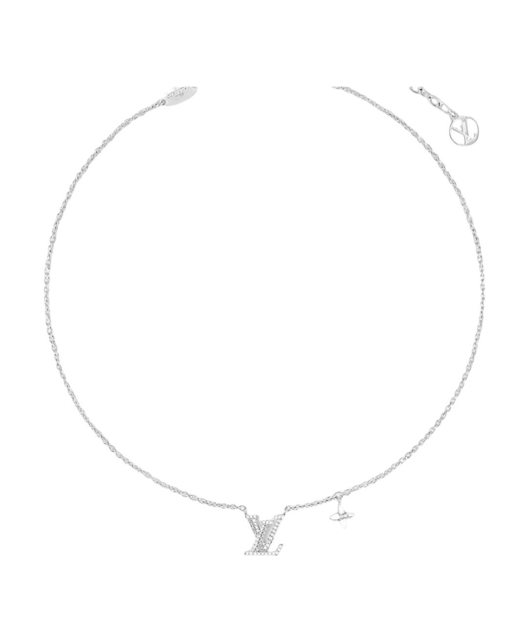 LOUIS VUITTON Серебряное колье, фото 1