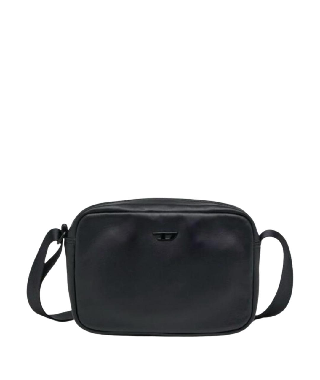 DIESEL Черная тканевая сумка на плечо, фото 1