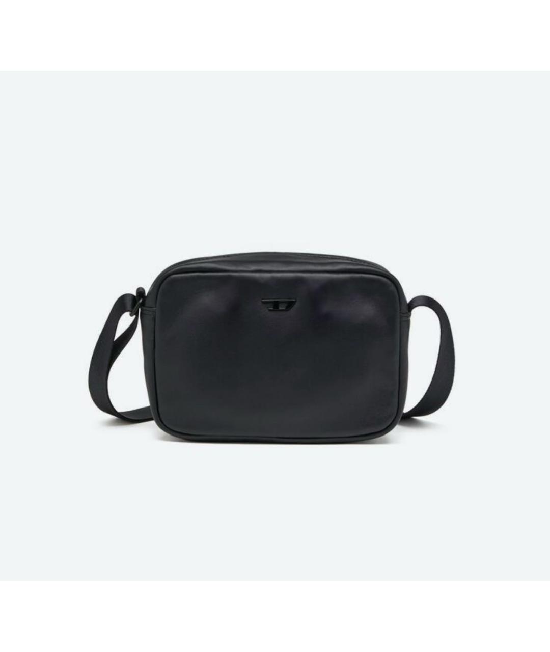 DIESEL Черная тканевая сумка на плечо, фото 6