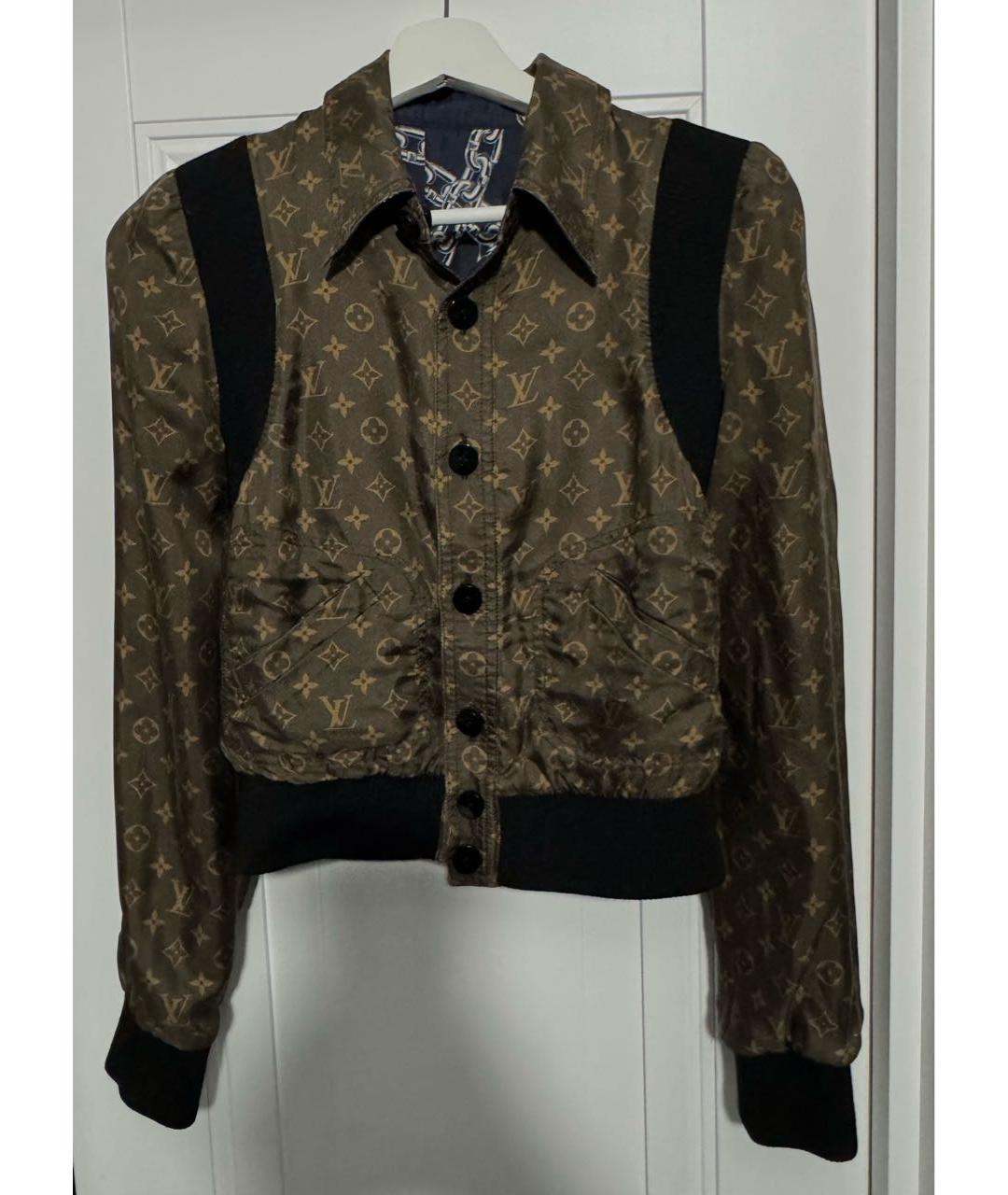 LOUIS VUITTON Коричневая блузы, фото 5