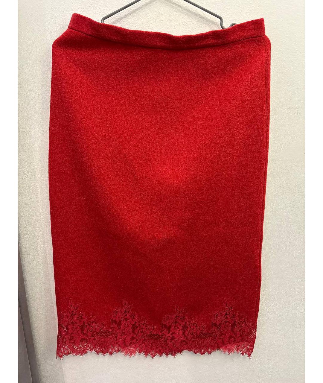 ERMANNO SCERVINO Красный шерстяной костюм с юбками, фото 2