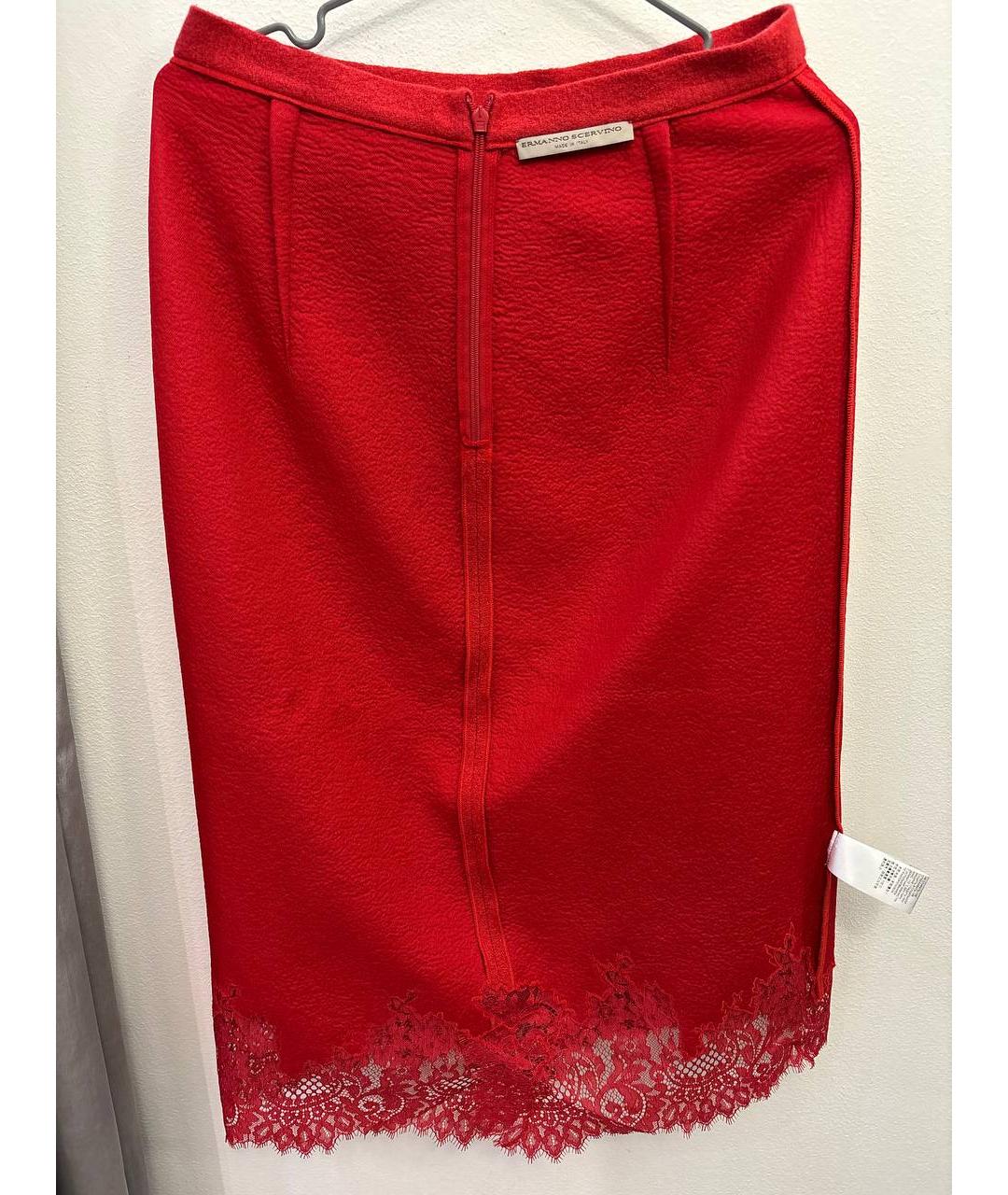 ERMANNO SCERVINO Красный шерстяной костюм с юбками, фото 5