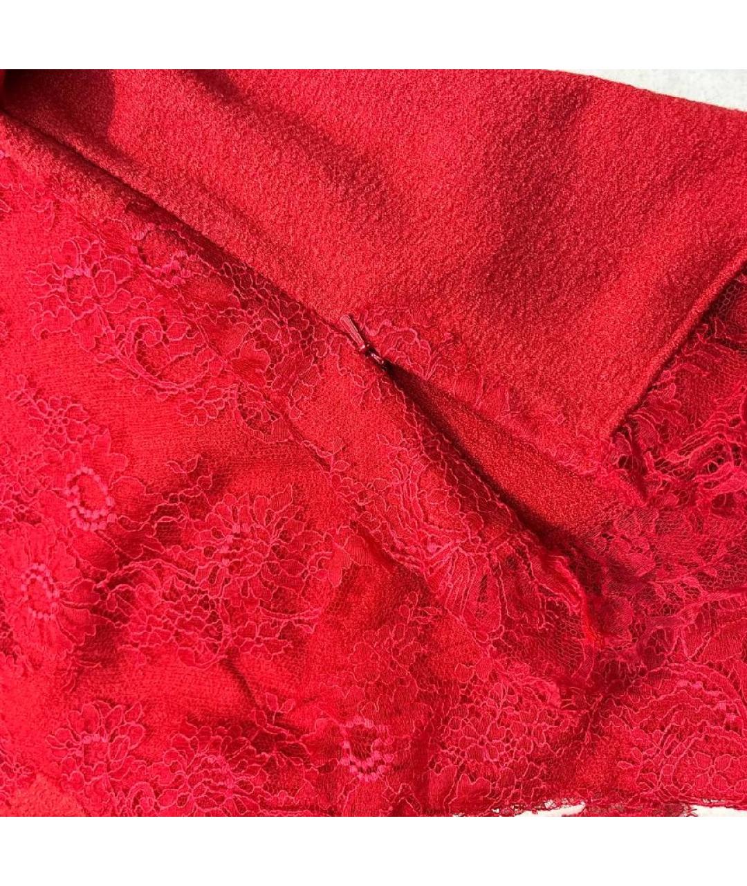 ERMANNO SCERVINO Красный шерстяной костюм с юбками, фото 7