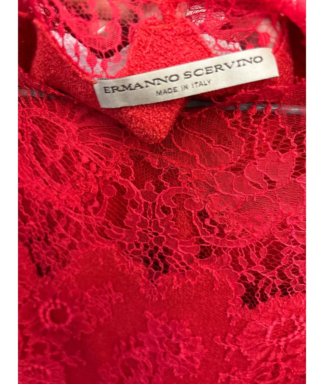 ERMANNO SCERVINO Красный шерстяной костюм с юбками, фото 4