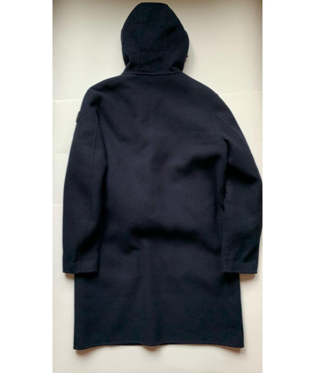MONCLER Темно-синее кашемировое пальто, фото 2