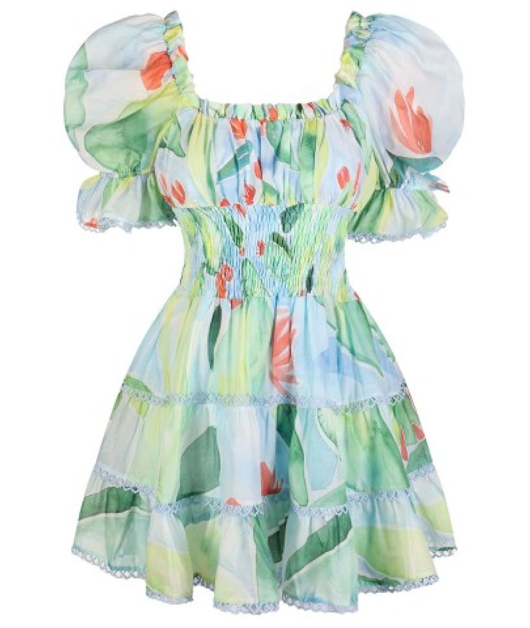 CHARO RUIZ Мульти коктейльное платье, фото 1