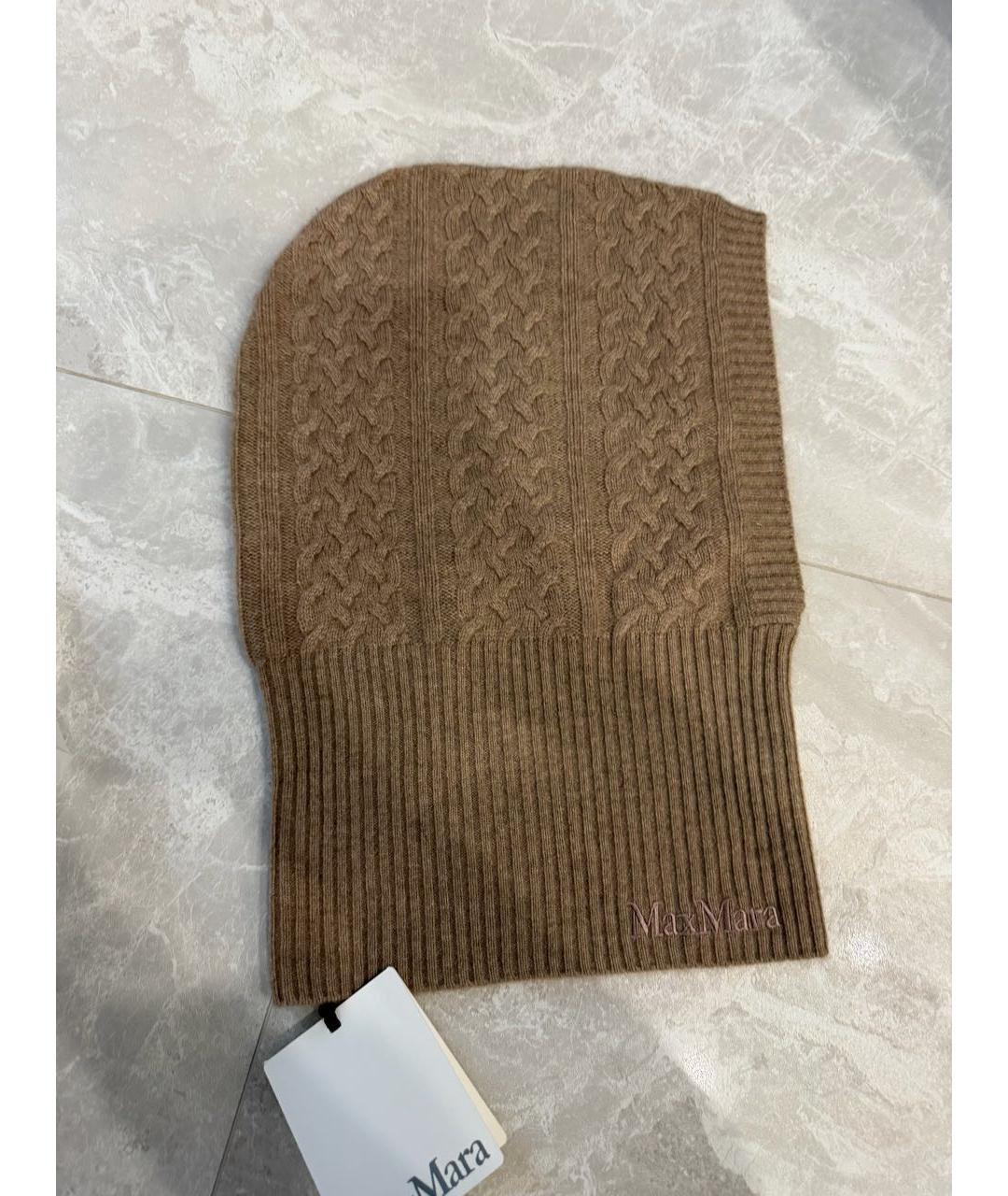 MAX MARA Бежевая кашемировая шапка, фото 7