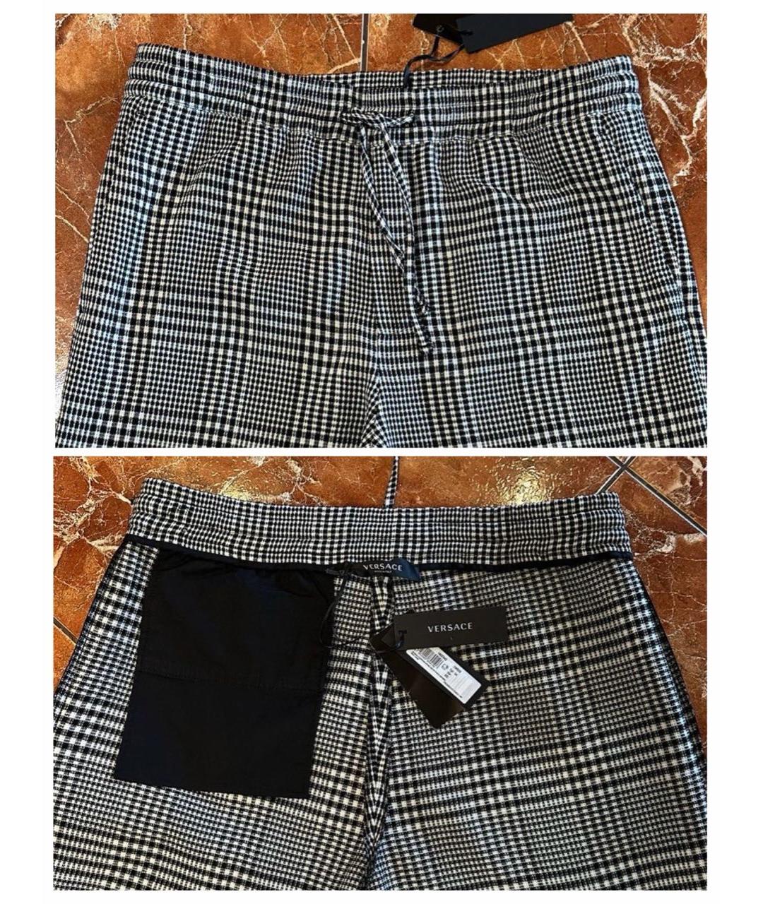 VERSACE Мульти повседневные брюки, фото 6