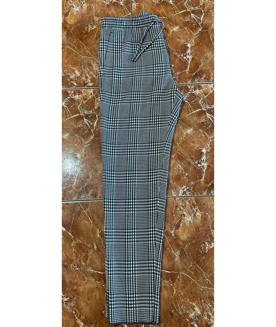 VERSACE Мульти повседневные брюки, фото 5