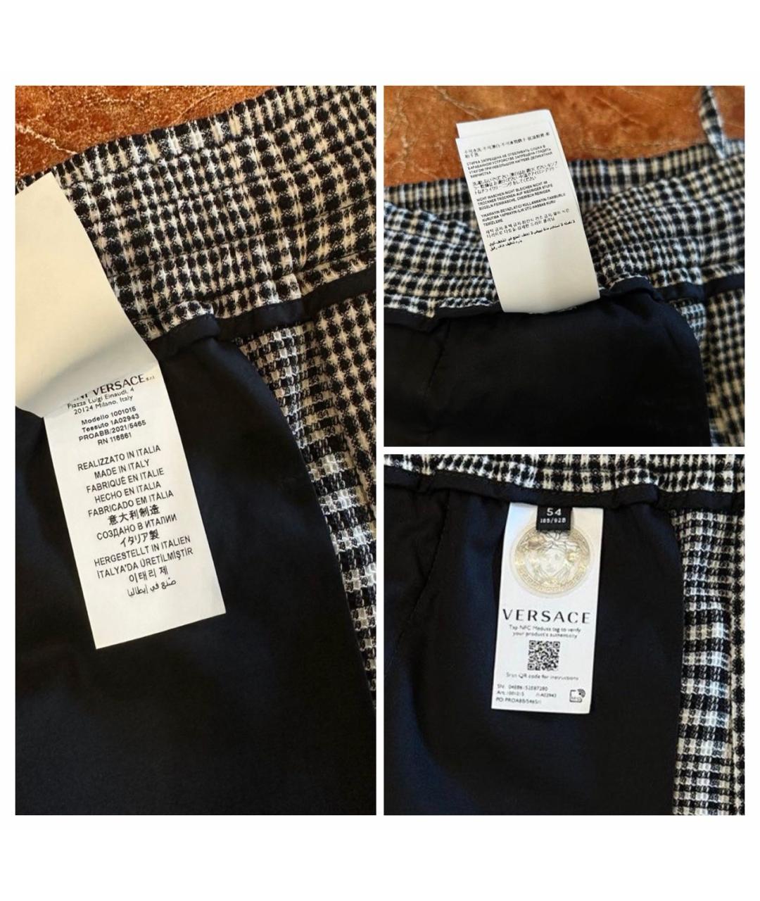 VERSACE Мульти повседневные брюки, фото 8