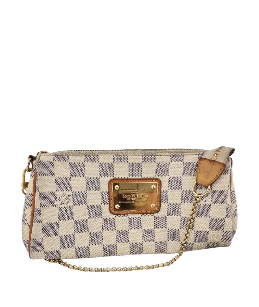 LOUIS VUITTON Белая кожаная сумка с короткими ручками, фото 1