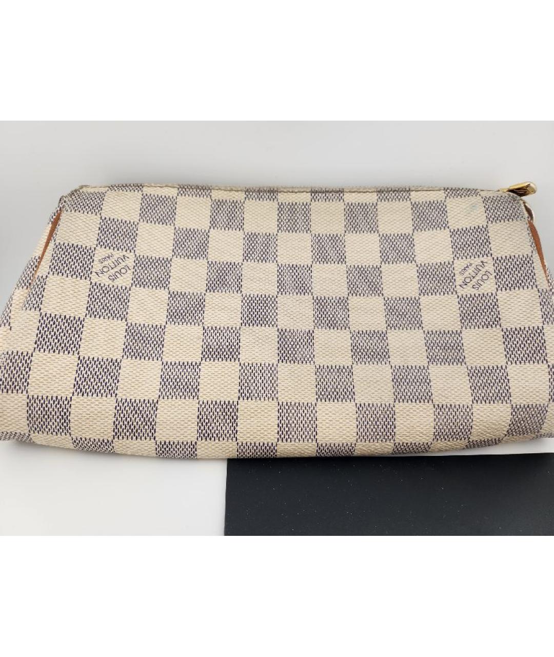 LOUIS VUITTON Белая кожаная сумка с короткими ручками, фото 3