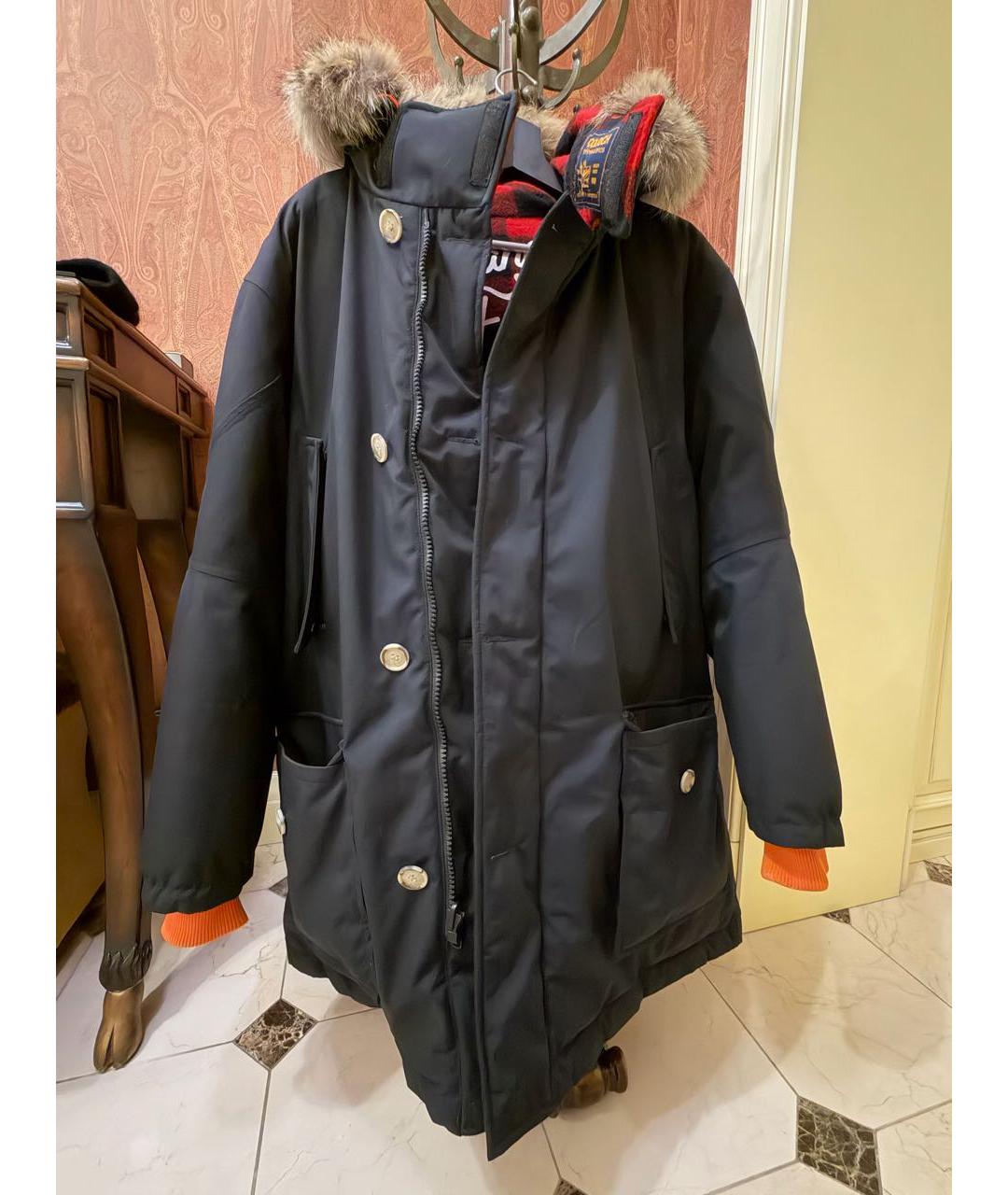 WOOLRICH Черная шерстяная куртка, фото 5