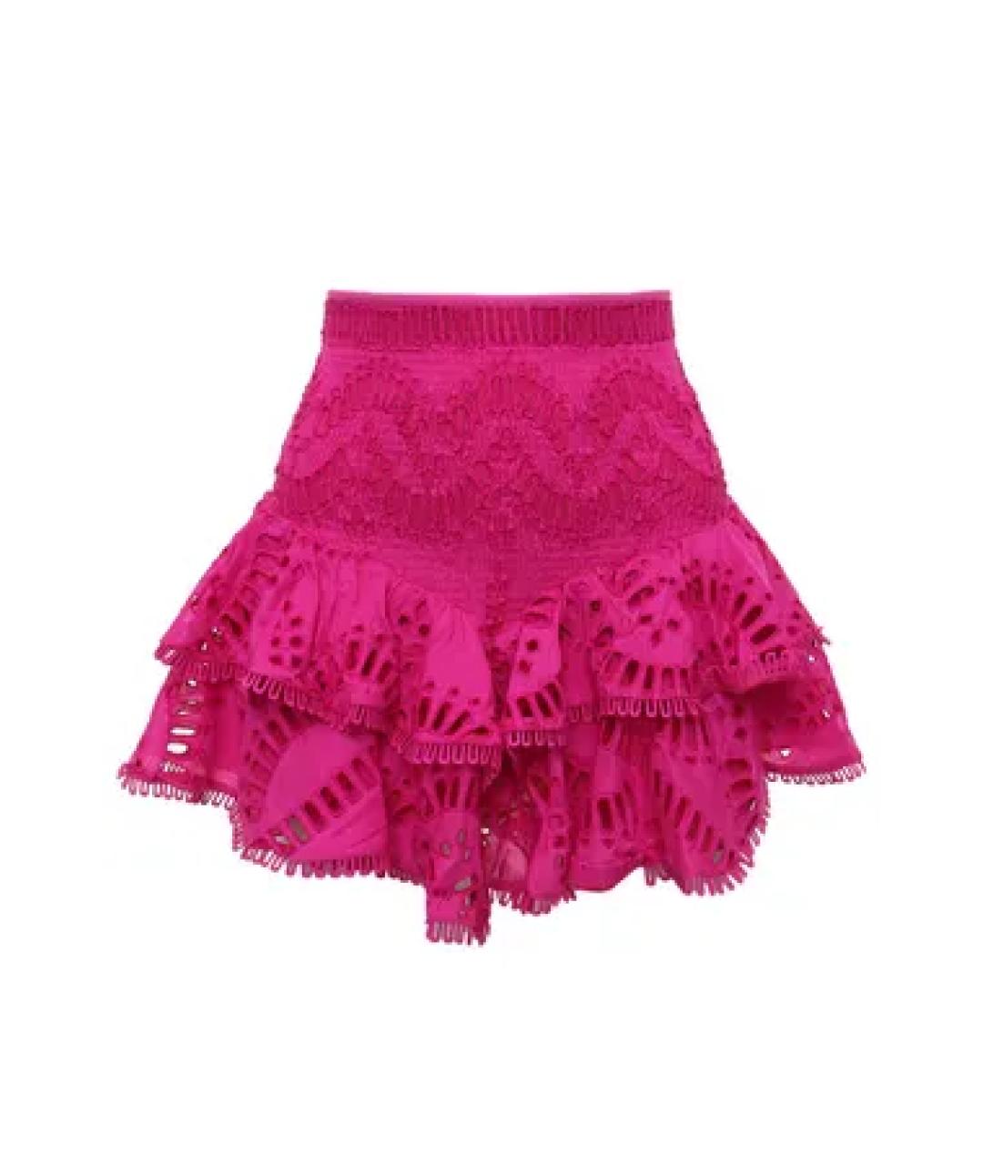 CHARO RUIZ Фуксия юбка мини, фото 1