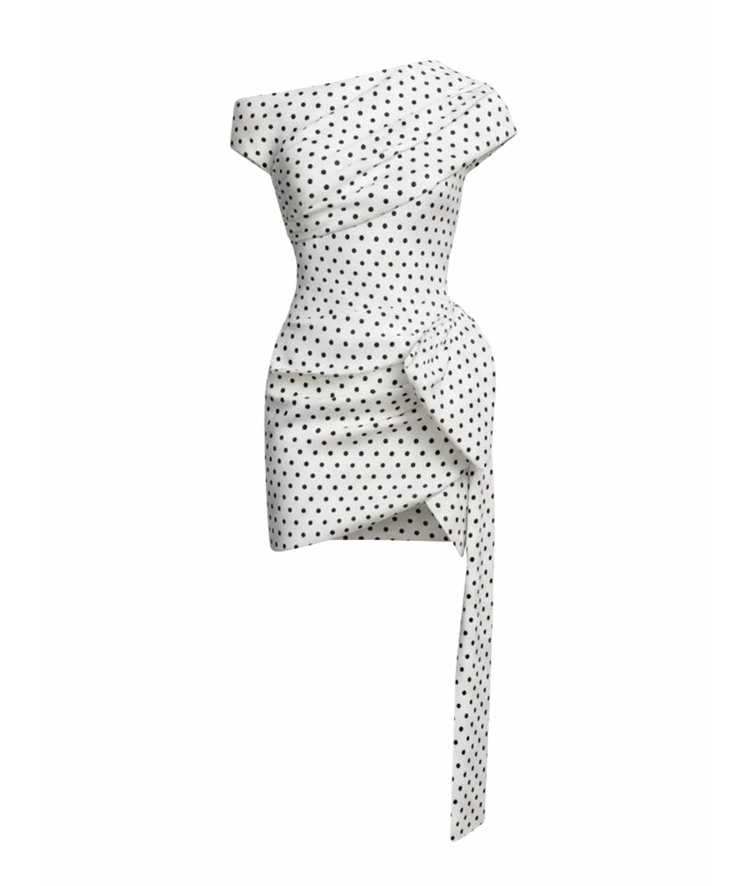 SELF-PORTRAIT Бежевое полиэстеровое коктейльное платье, фото 1