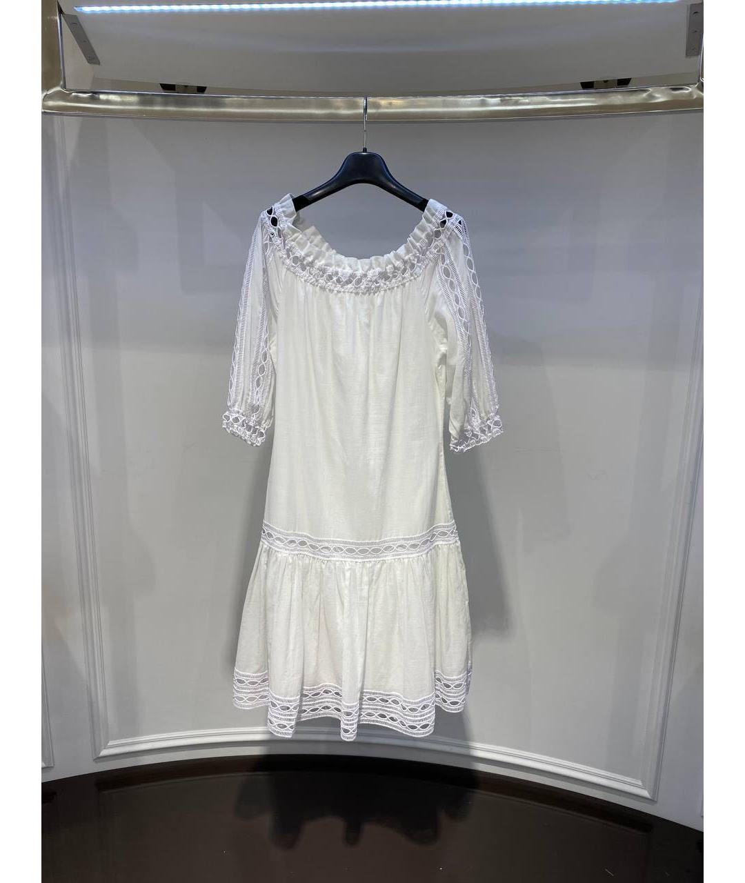 CHARO RUIZ Белое повседневное платье, фото 2