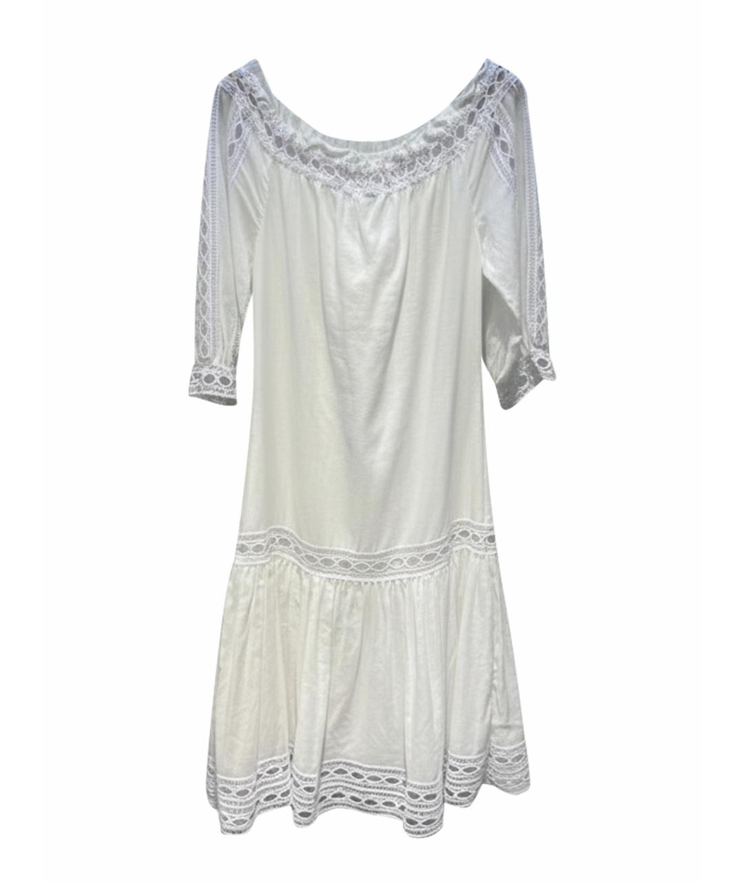 CHARO RUIZ Белое повседневное платье, фото 1