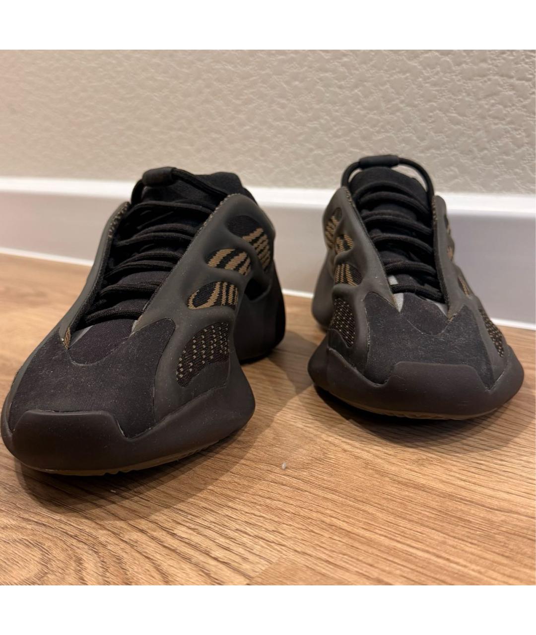 YEEZY Бежевые текстильные кроссовки, фото 2