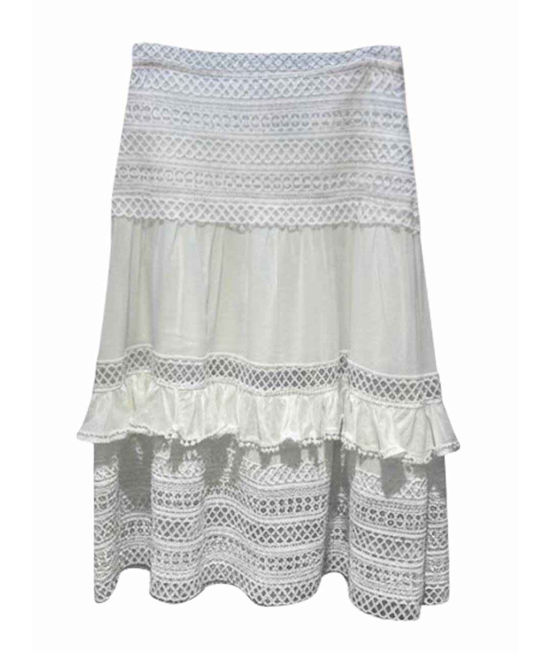 CHARO RUIZ Белая юбка миди, фото 1