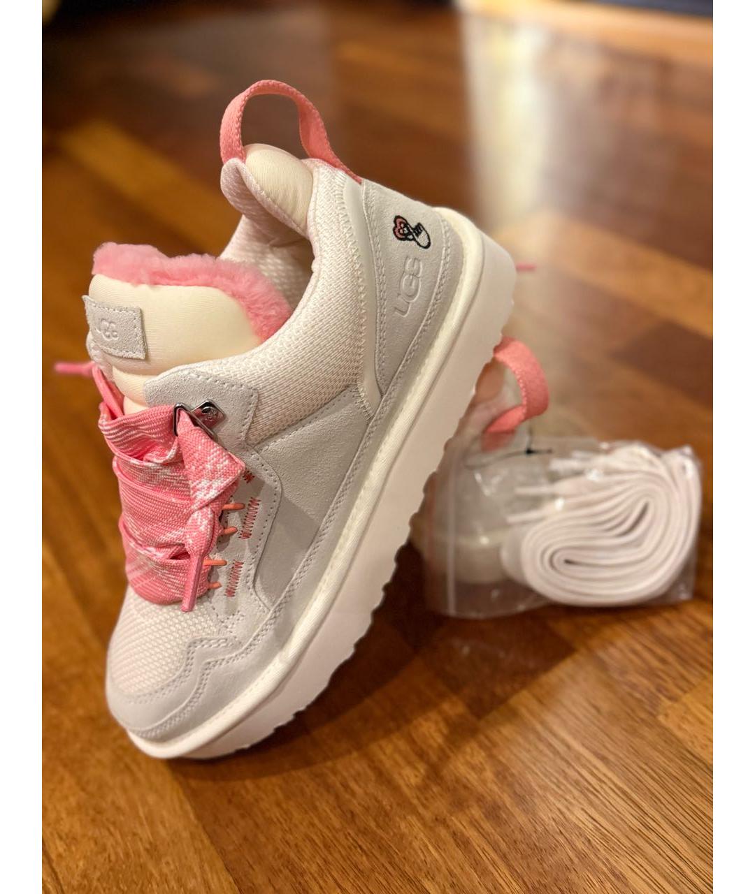 UGG AUSTRALIA Бежевые замшевые кроссовки, фото 7