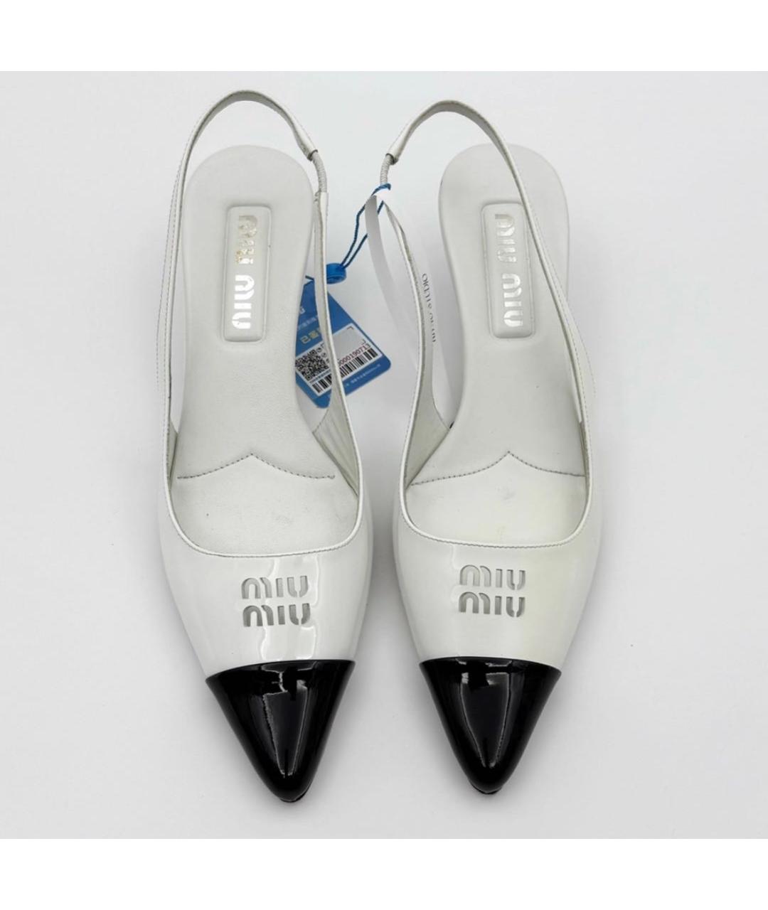 MIU MIU Черные кожаные туфли, фото 5