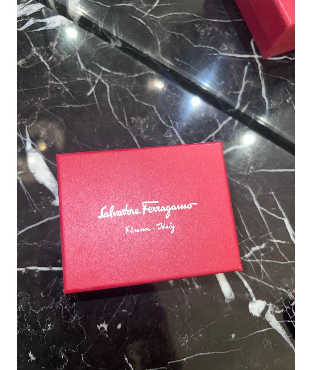 FERRAGAMO Золотые латунные серьги, фото 2