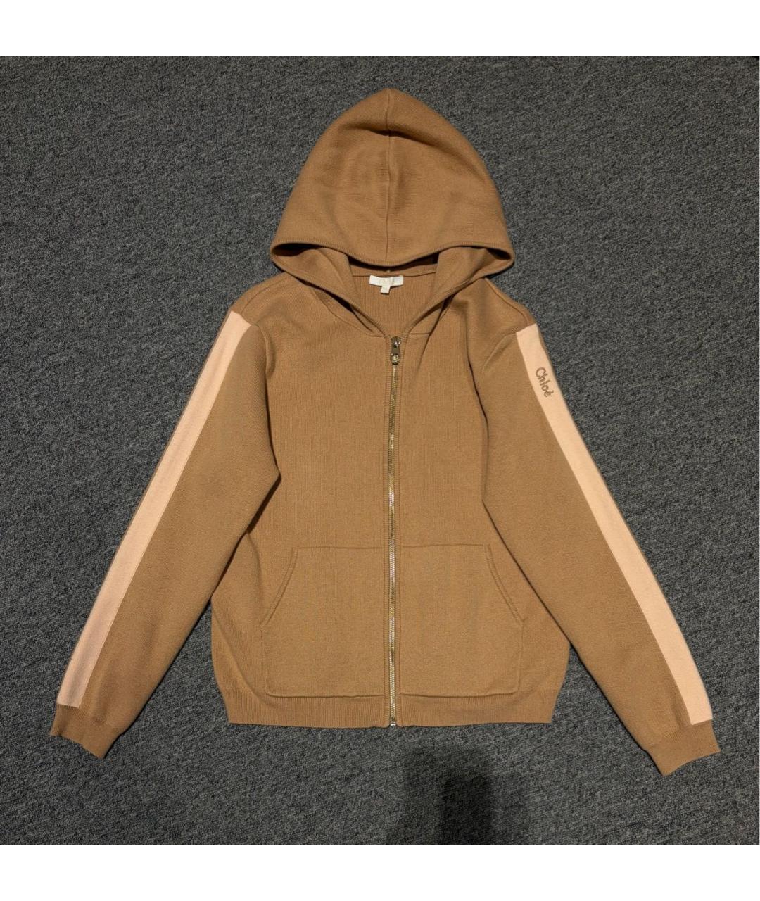 CHLOE Бежевый хлопковый костюм с брюками, фото 9