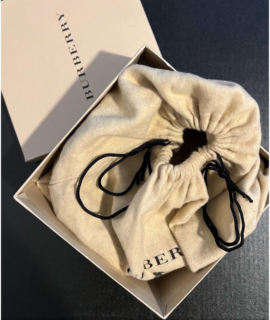 BURBERRY Черный кожаный ремень, фото 6