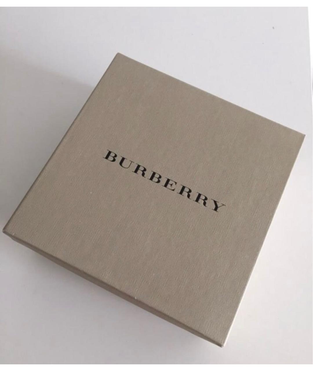 BURBERRY Черный кожаный ремень, фото 7