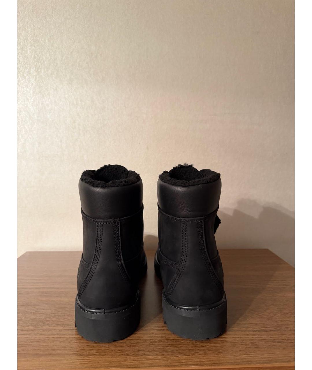 TIMBERLAND Черные кожаные высокие ботинки, фото 4