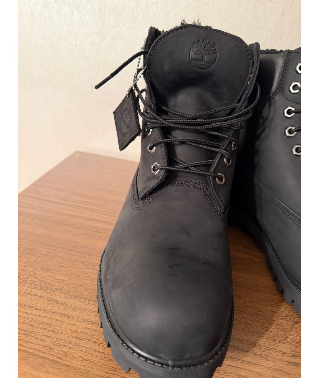 TIMBERLAND Черные кожаные высокие ботинки, фото 7