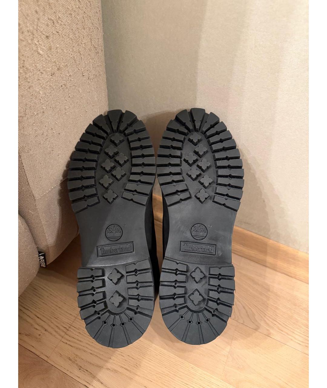 TIMBERLAND Черные кожаные высокие ботинки, фото 6