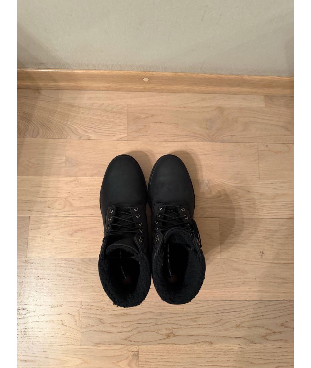 TIMBERLAND Черные кожаные высокие ботинки, фото 3