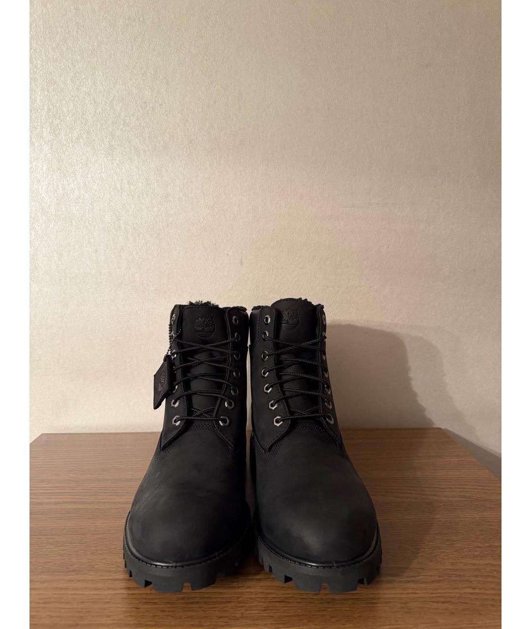 TIMBERLAND Черные кожаные высокие ботинки, фото 2