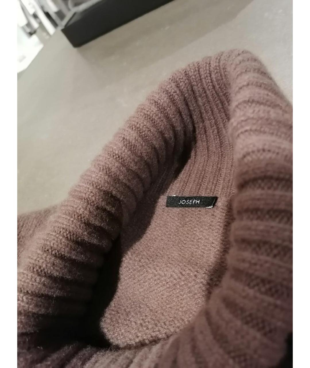 JOSEPH Коричневый кашемировый джемпер / свитер, фото 3