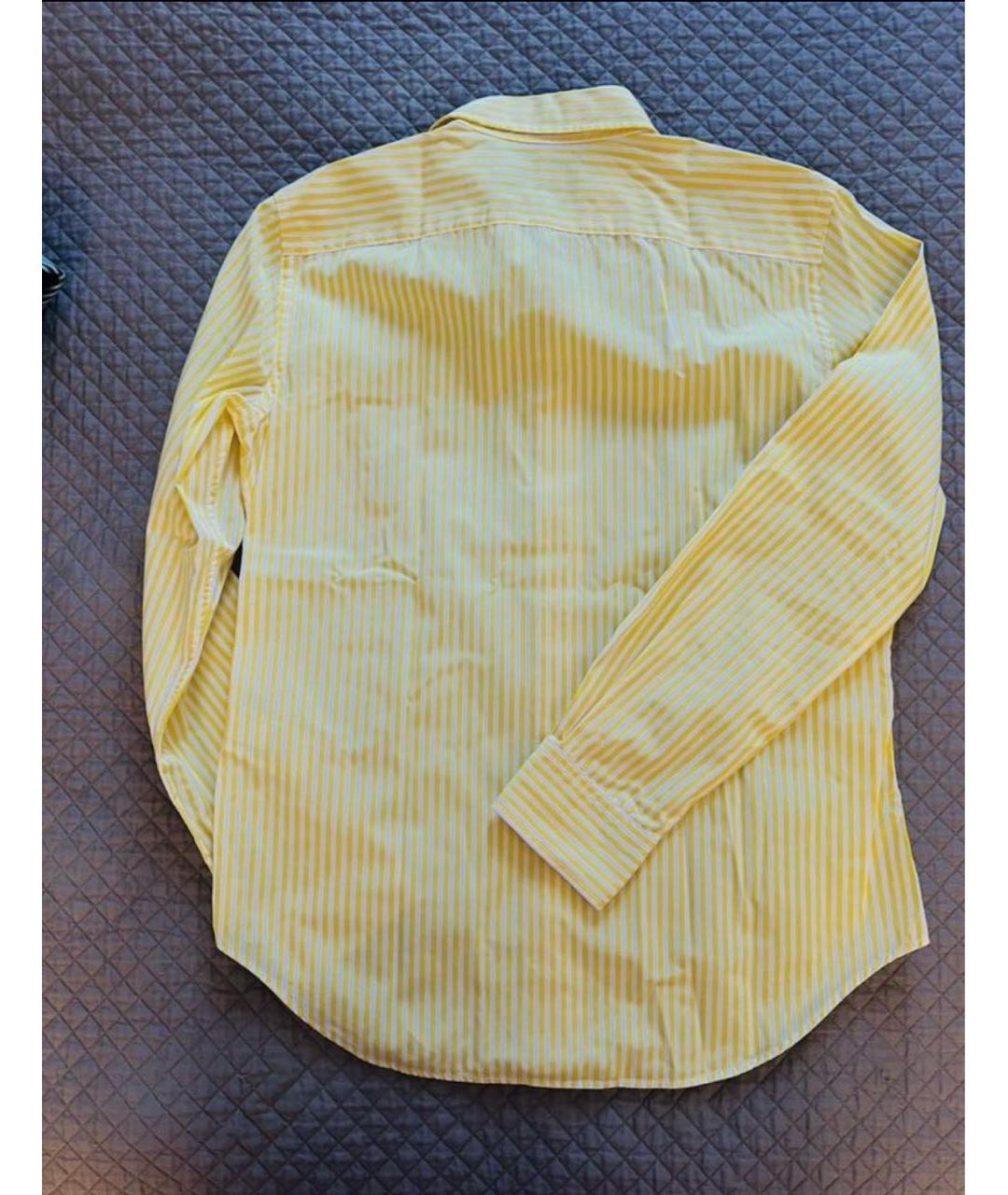 POLO RALPH LAUREN Желтая хлопковая рубашка, фото 2