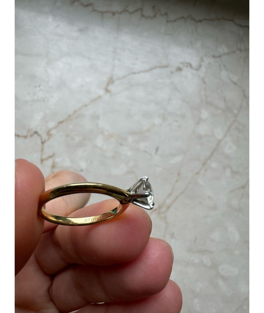 TIFFANY&CO Белое кольцо из желтого золота, фото 6